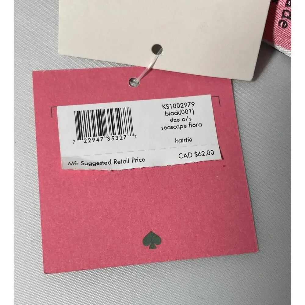 Kate Spade seascape flora hair tie & bandana set